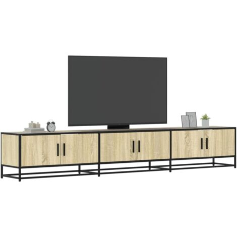 Mueble para TV madera de ingeniería roble  240x35x41 cm