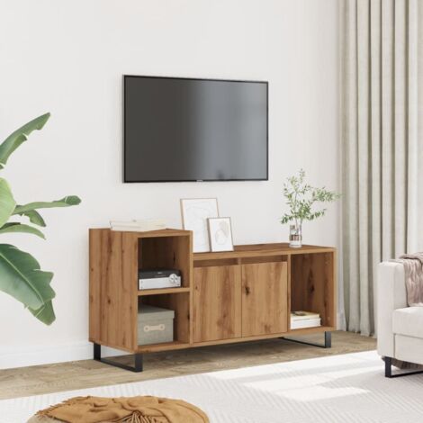 Mueble para TV madera de ingeniería roble artisan 100x35x55 cm vidaXL