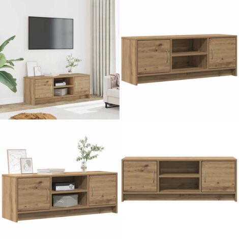 Mueble para TV madera de ingeniería roble artisan 102x30x37,5cm - Madera de ingeniería - Mueble de TV roble