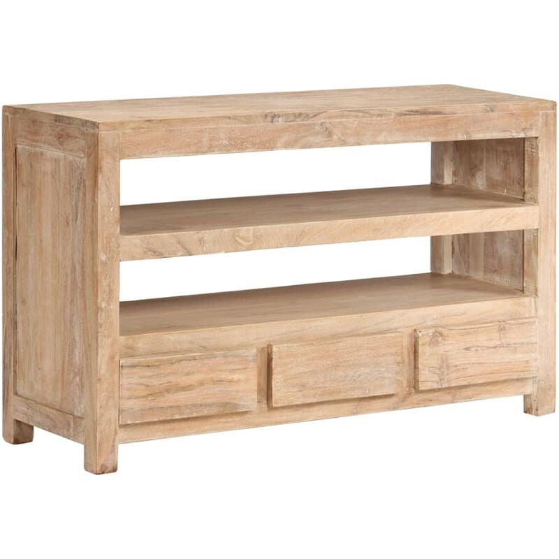 

Mueble para TV madera maciza acacia marrón claro 90x30x55 cm