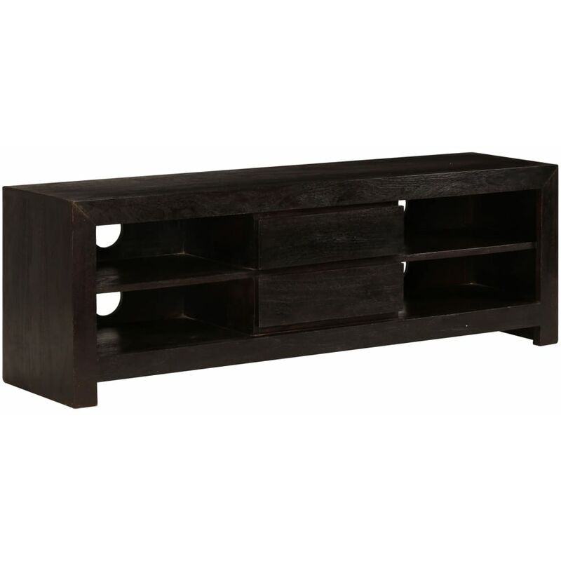 

Mueble para TV madera maciza acacia marrón oscuro 120x30x40 cm