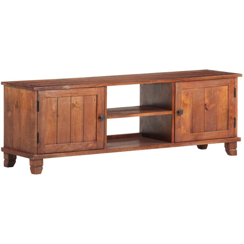 

Mueble para TV madera maciza de acacia marrón miel 120x30x41 cm - Marrón