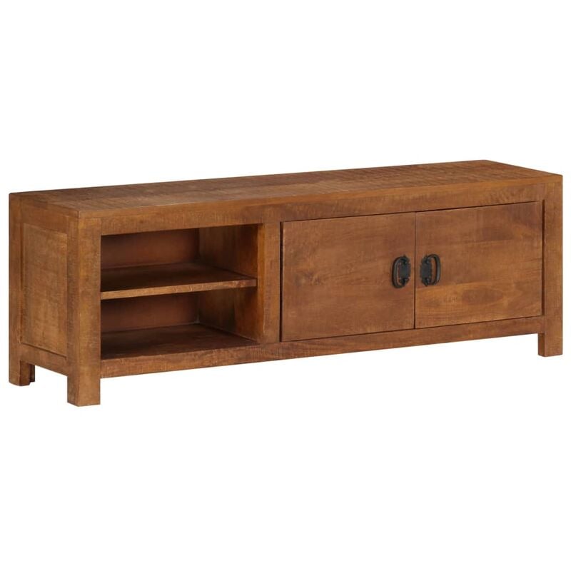 

Mueble para TV madera maciza de mango 120x40x30 cm