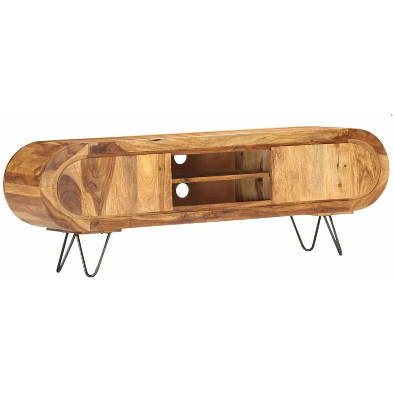 

Mueble para TV madera maciza de sheesham 140x30x45 cm