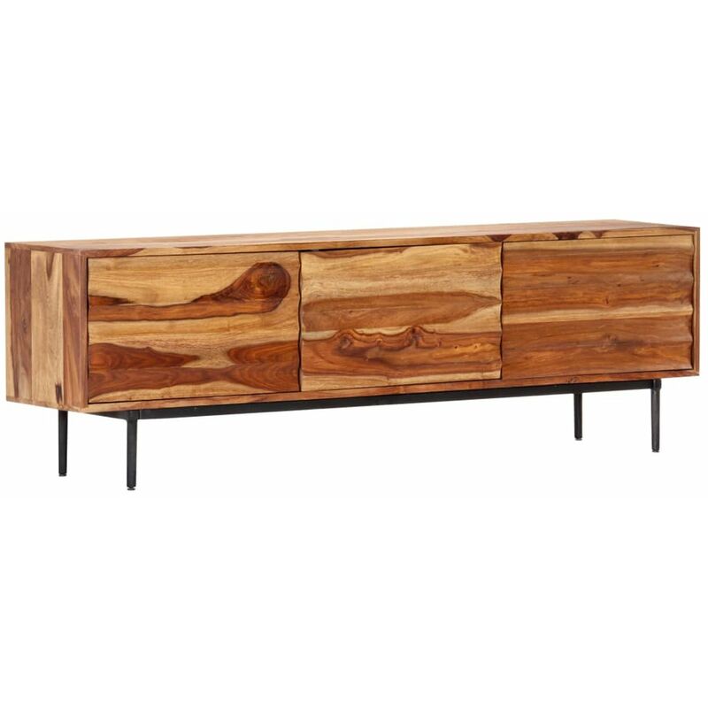 

Mueble para TV madera maciza de sheesham 140x30x45 cm