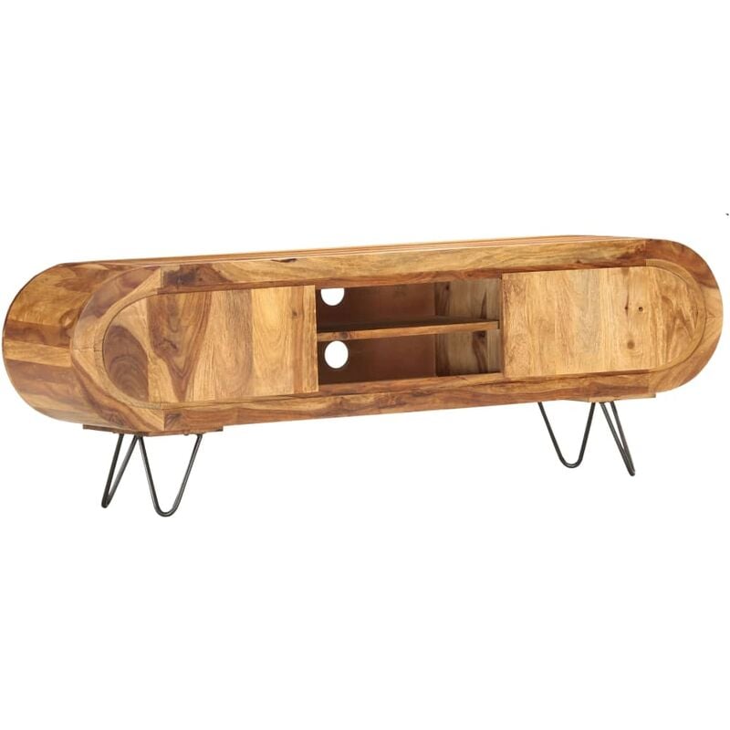 

Mueble para TV madera maciza de sheesham 140x30x45 cm