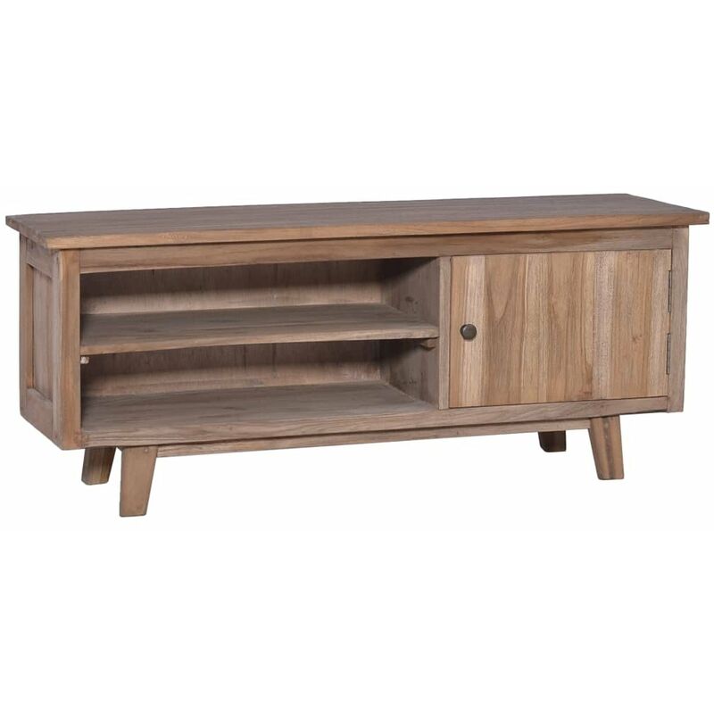 

Mueble para TV madera maciza de teca 100x30x40 cm