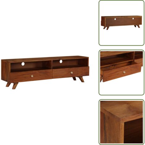 Mueble para TV - vidaXL Mueble para TV de madera maciza reciclada 140x30x40 cm - Mueble de madera