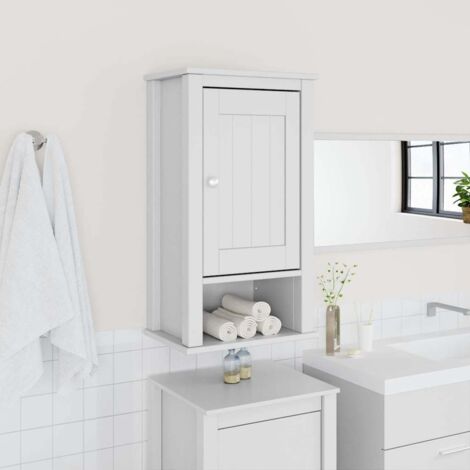 Mueble pared baño BERG madera maciza pino  40x27x71,5 cm