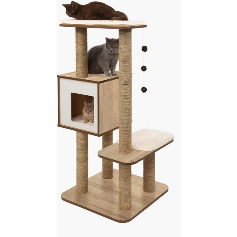 

vesper high base, roble - Catit