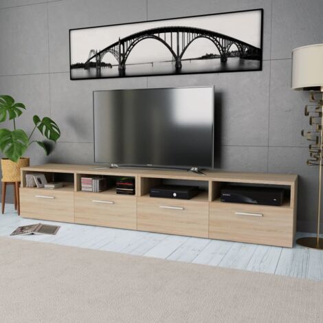 Mueble TV de Madera Maciza de Pino Gama de Panamá 120x40x50 cm