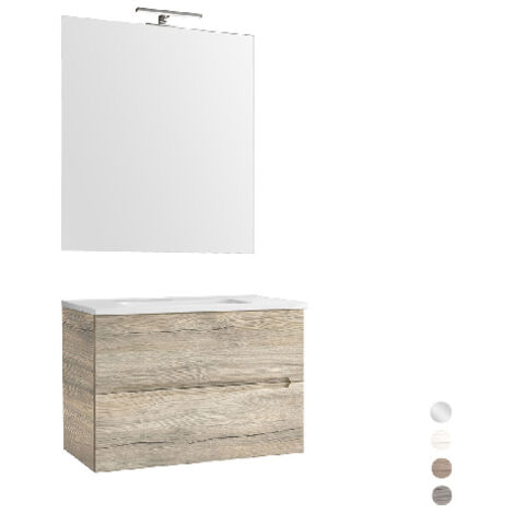 Mueble suspendido roble anudado 70 cm