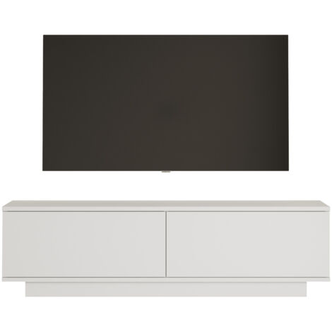 Mueble Tv 2 Puertas 140 Cm Blanco