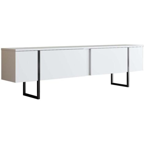 Mueble TV 2 puertas abatibles L180 cm - LUXE