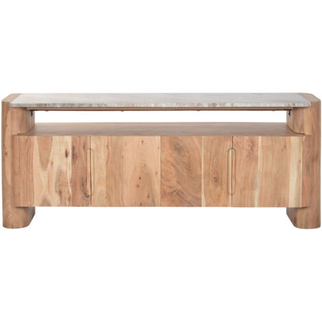 Mueble Tv Acacia Marmol 150X40X60