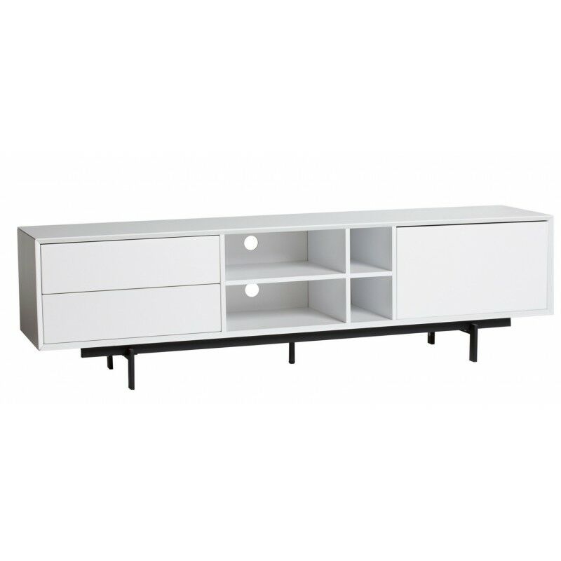 

Mueble TV Barna 1P 2C de 180 cm. Blanco