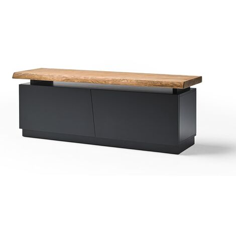 Mueble tv brooklyn negro mate tv-120