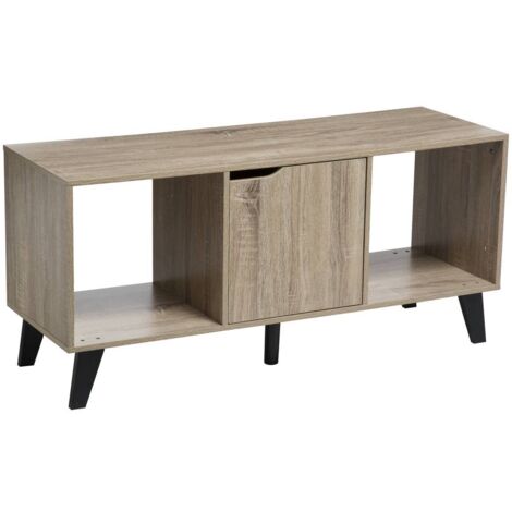 Mueble tv ceda efecto roble natural negro  - 5five