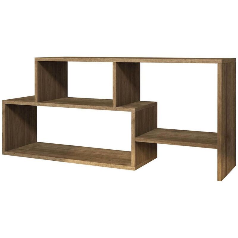 

Homemania Mueble para TV Clover nogal 121,8x29,5x53,8 cm - Marrón