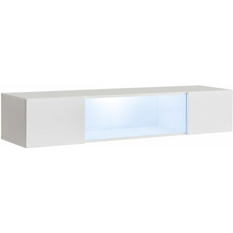 Mueble de salon TV 1 puerta con leds Blue-tech 