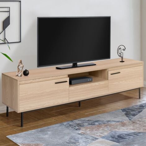 Mueble TV contemporáneo SEATTLE con almacenaje 180 cm