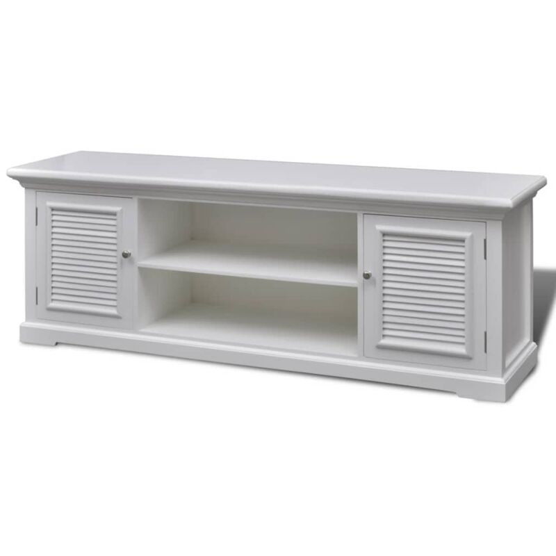 

Mueble para TV de madera blanco - Blanco - Vidaxl
