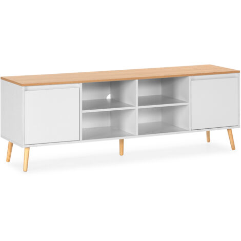 Mueble Tv Desi 2 puertas color Blanco