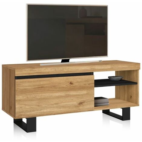 Mueble TV Ebos UP 120 Roble Nude - Ceniza (ancho) x 53cm (alto)