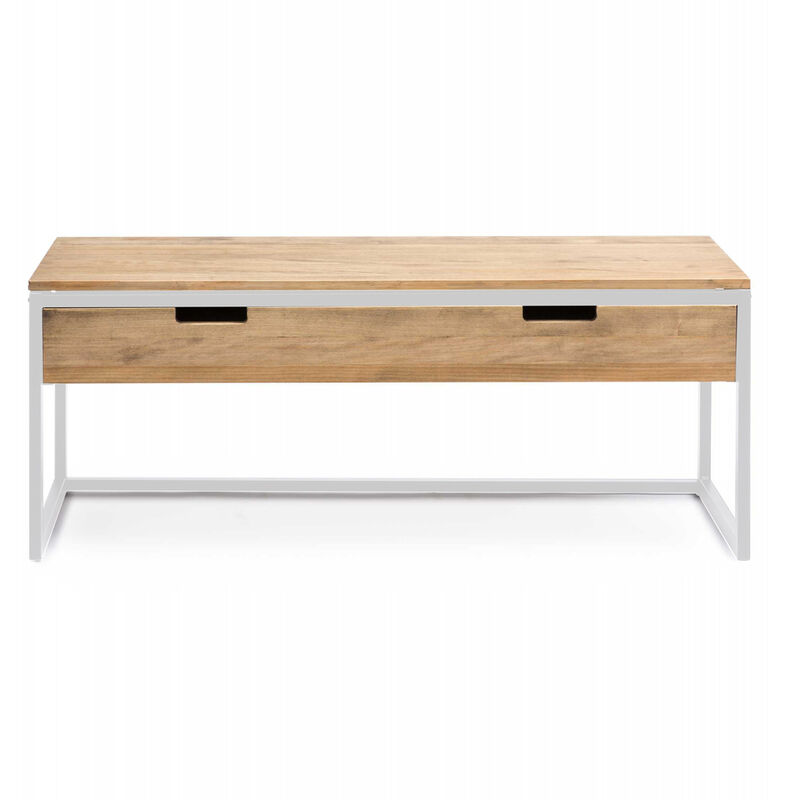 

Mueble TV ECO Three Industrial Vintage – 40x120x45 cm. Blanco.