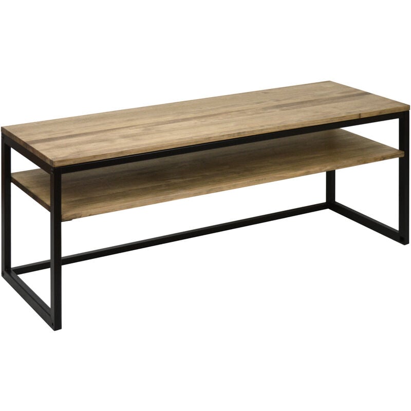 

Mueble TV ECO Three Industrial Vintage – 40x120x45 cm. Negro.