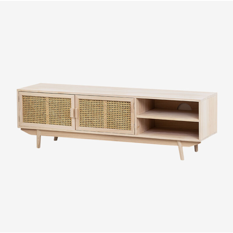 

Mueble TV en Madera Ralik Marrón Madera Natural - Sklum