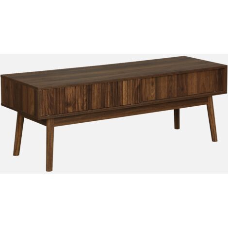 Mueble TV escandinavo efecto madera, 115cm