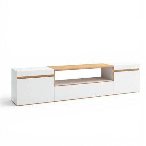 Mueble TV Kavos Blanco - Roble Arena (ancho) x 45cm (alto)