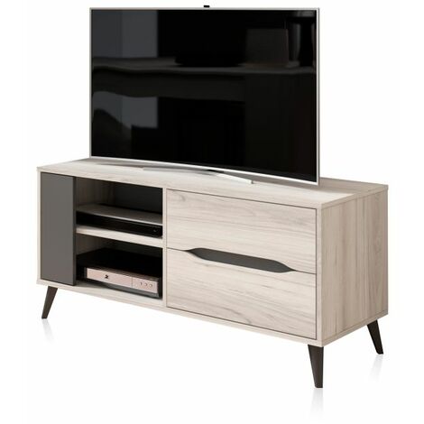 Mueble TV Lizz 110 Grayish - Antracita (ancho) x 52cm (alto)