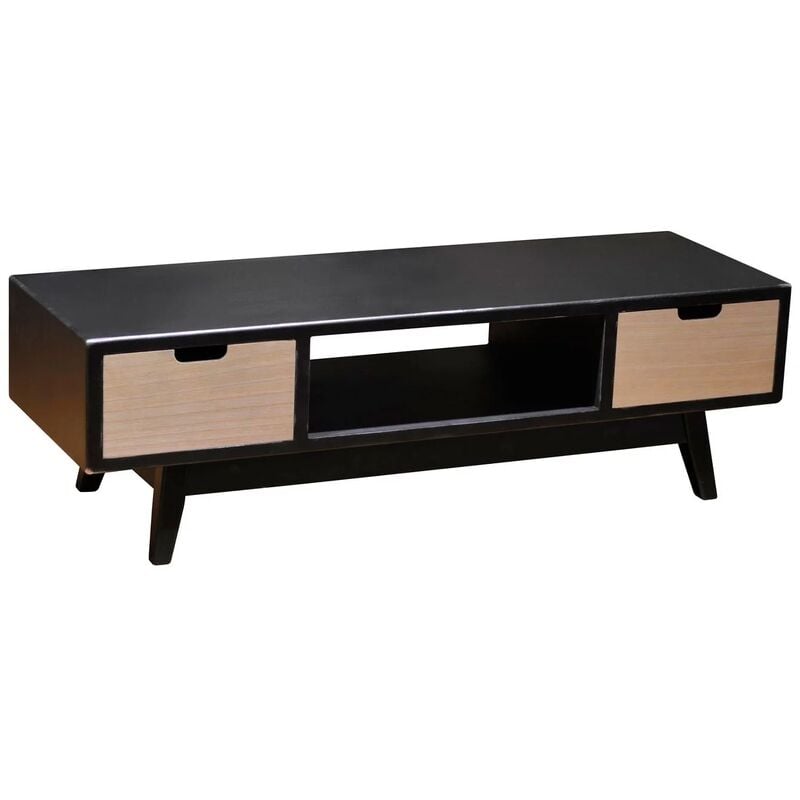 

Lúzete - Mueble Tv Luka Negro-Pino