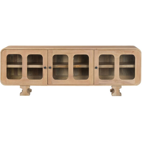Mueble Tv Mango Cristal 175X40X60 Natural