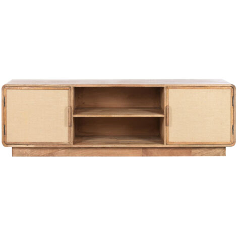 Mueble Tv Mango Yute 160X47X50 2 Puertas Natural