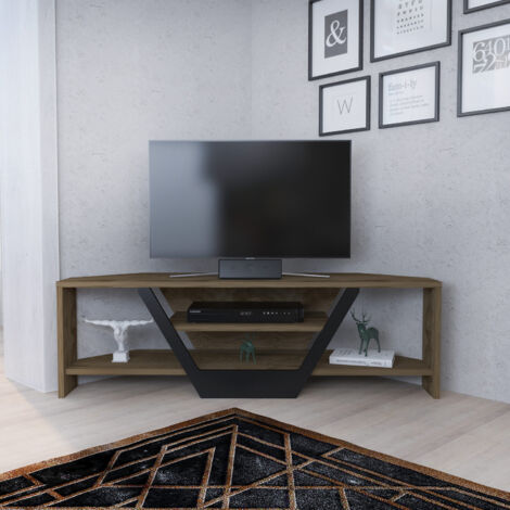 Mueble TV, mesa TV, mueble bajo. Stand Oud Roble Negro