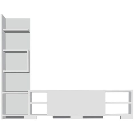Mueble TV, mesa TV, mueble bajo. Unit Blanco