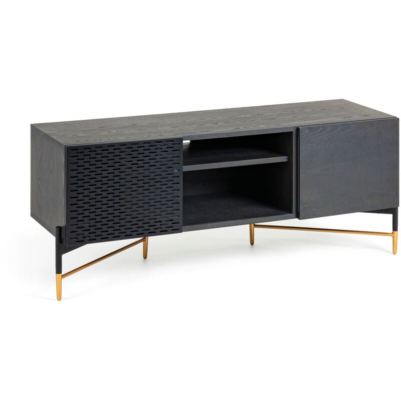 

Kave Home - Mueble TV Milian 141 x 56 cm con chapa de fresno