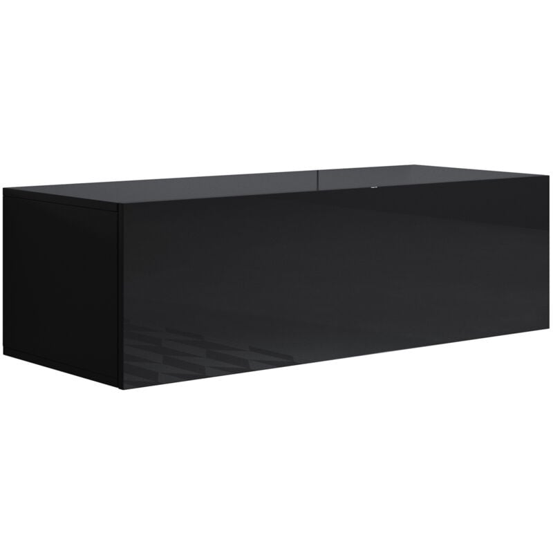 

Muebles Bonitos - Mueble TV modelo Luke H1 (100x30cm) color negro