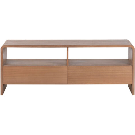 Mueble Tv Paulownia Olmo 120X40X45 2 Cajones