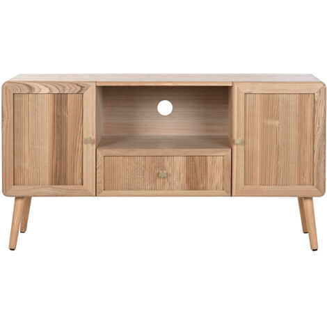 Mueble Tv Pino Mdf 120X40X63 Natural