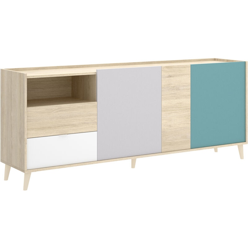 

Mueble TV, Salón y Comedor Dimensiones: 47 cm (alto) x 155 cm (ancho) x 43 cm (prof.)