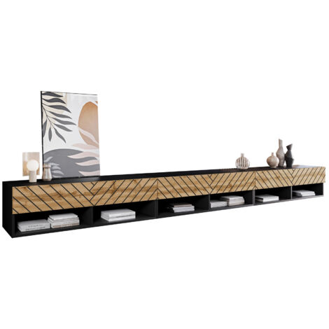 Mueble TV Sarasota 189 , Número de puertas: 0, Número de cajones: 0, 300x32x33cm, LED
