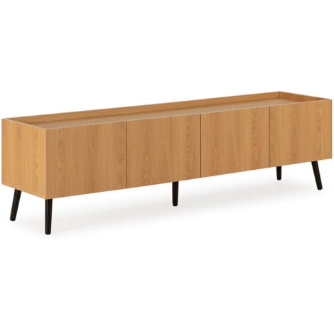 VS VENTA-STOCK Mueble Tv Siren 4 puertas color Roble