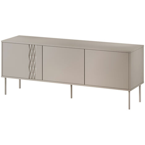 Mueble TV Tolete 104, Beige, Número de puertas: 0, Número de cajones: 0, 150x55x40cm