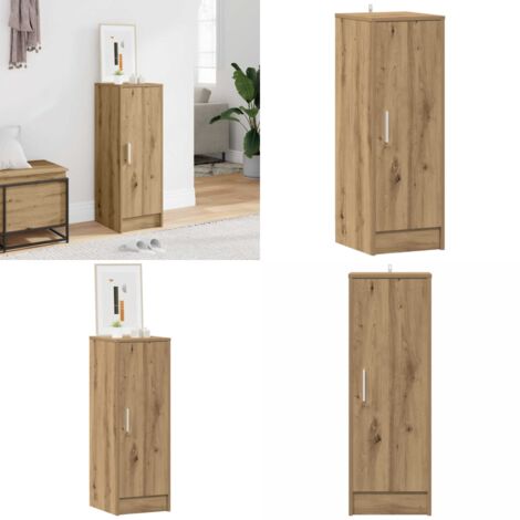 Mueble zapatero de aglomerado madera vieja 32x35x92 cm - Muebles de almacenamiento - Estante para zapatos