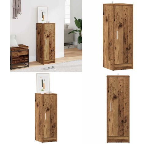 Mueble zapatero de aglomerado roble artisan 32x35x92 cm - Muebles de almacenamiento - Estantes para zapatos
