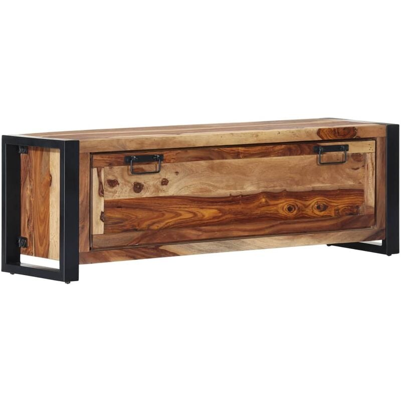 

vidaXL Mueble zapatero de madera maciza sheesham 120x35x40 cm - Marrón